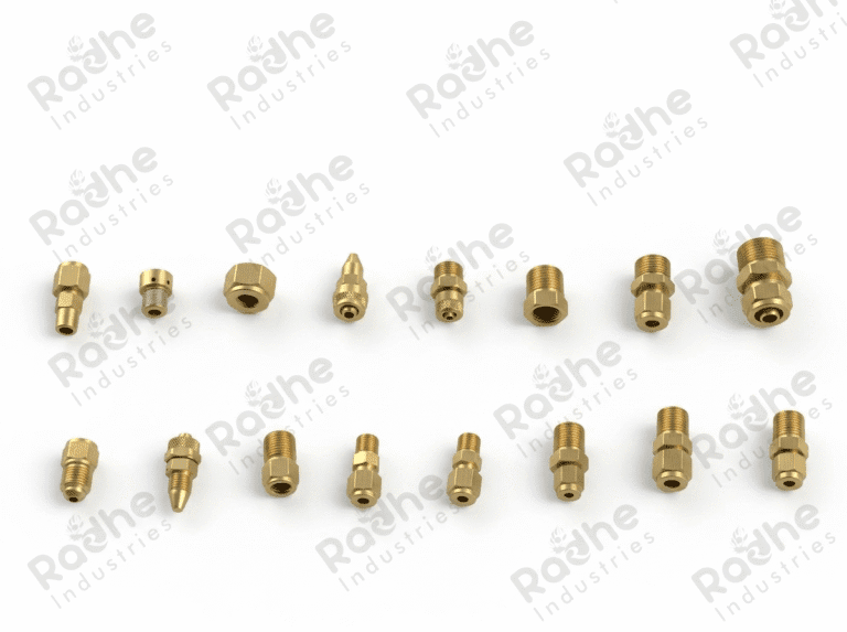 brass fitting components
