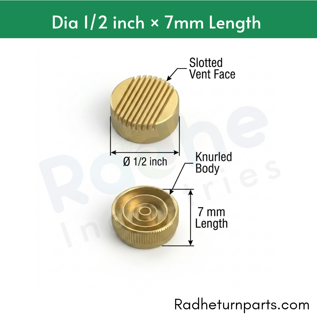 1/2" × 7mm Core Box Air Vent