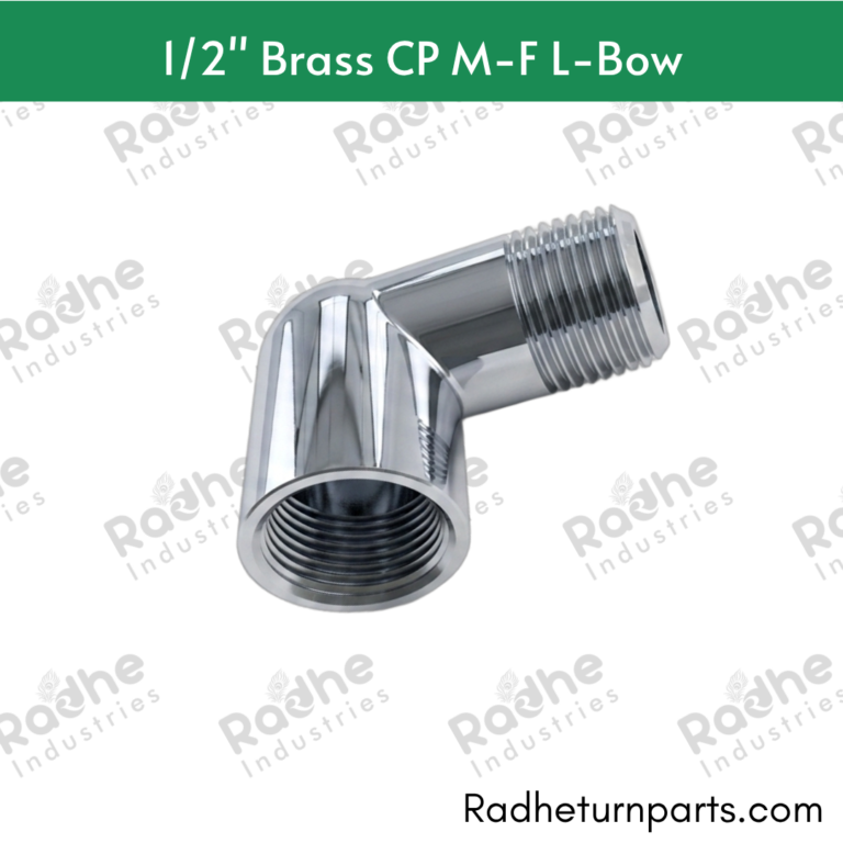brass male female elbow